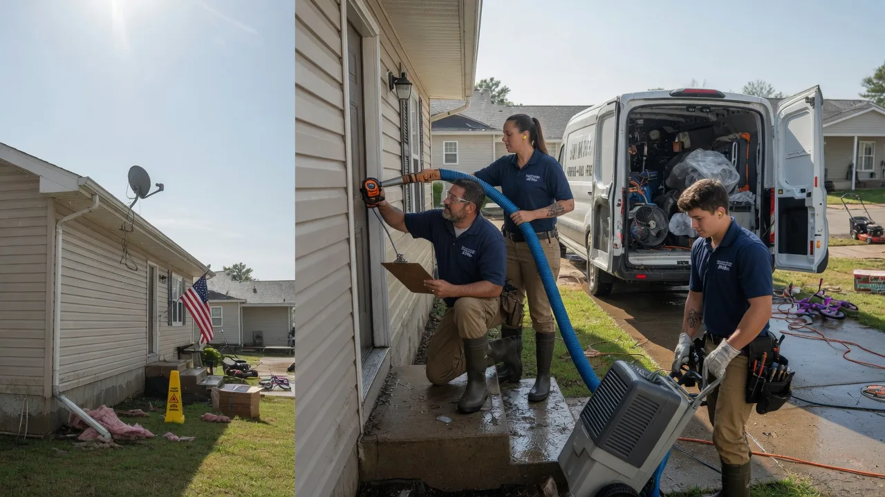Ceiling Water Damage Restoration in Newport, TN near me